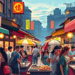 Comida de rua: explore a culinária local e economize