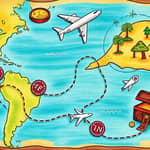 O mapa do tesouro financeiro para sua próxima viagem