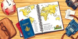 Como se preparar financeiramente para viagens longas em 2025
