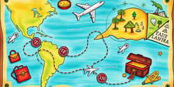 O mapa do tesouro financeiro para sua próxima viagem
