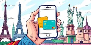Cartões digitais para viajantes: economize taxas no exterior