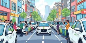 Serviços de carro compartilhado: alternativas à posse