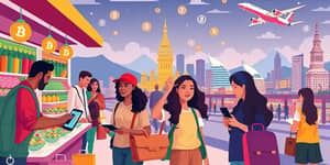 Moedas digitais em viagens: o futuro das finanças móveis