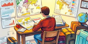 Planejamento anual de viagens: organize seu calendário financeiro