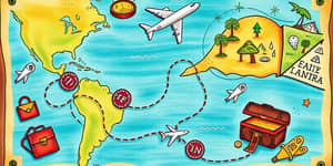O mapa do tesouro financeiro para sua próxima viagem