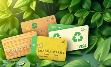Cartões sustentáveis: gastando com consciência em 2025