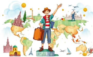 O mundo em suas mãos: viaje com inteligência financeira