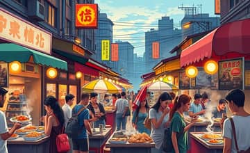 Comida de rua: explore a culinária local e economize