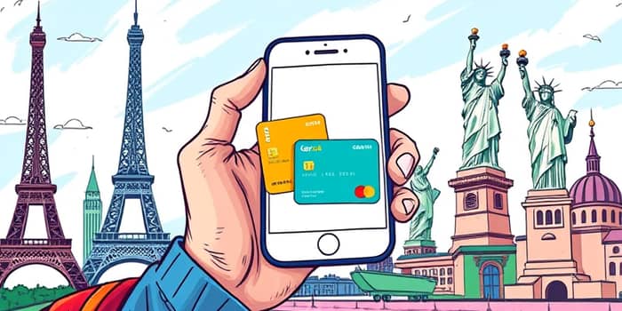 Cartões digitais para viajantes: economize taxas no exterior